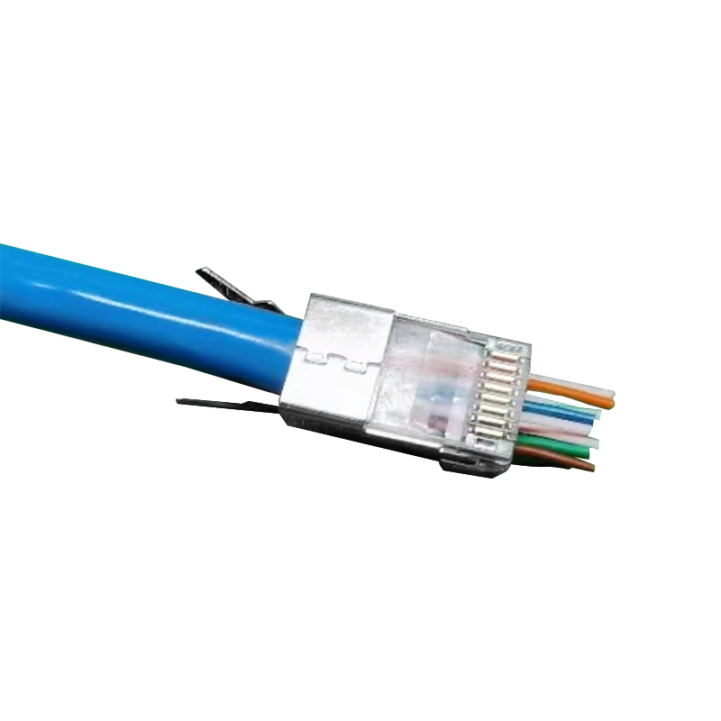 CAT6A CAT7 FTP 8P8C RJ45 Modular Plug Pass dumaan
