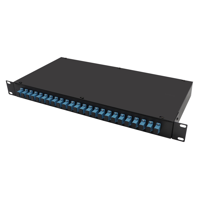 24 port 24 cores sc upc simplex patch panel rack type