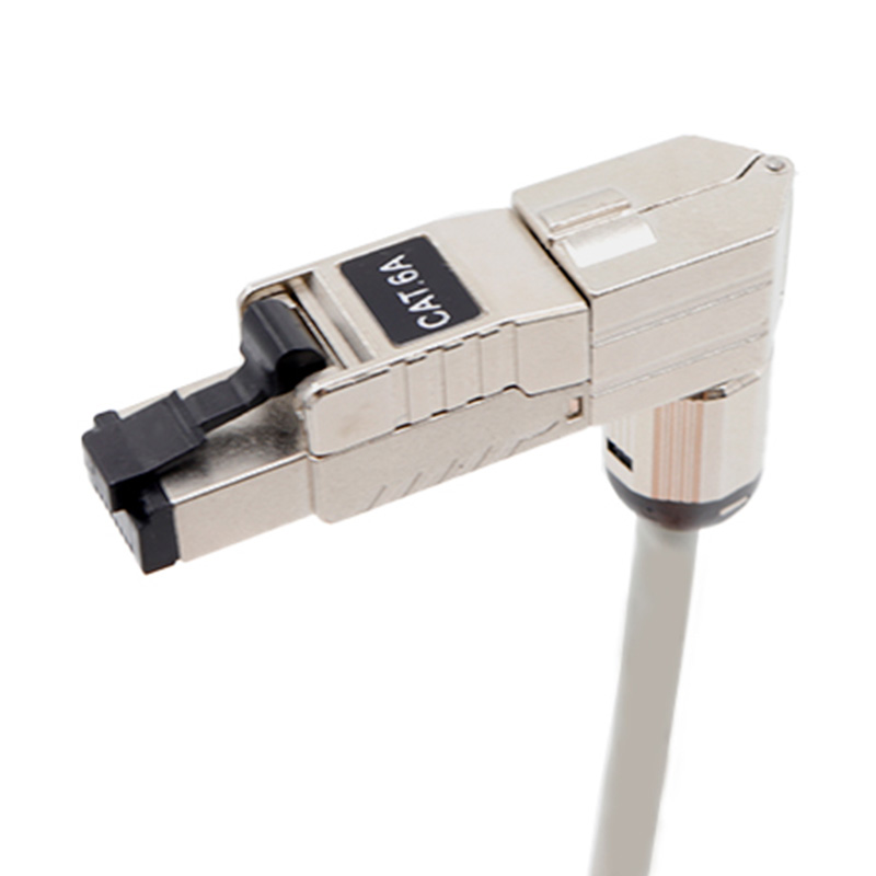 CAT6A STP 90-Degree na Toolless na module ng network